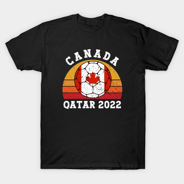 Canada Soccer T-Shirt by footballomatic